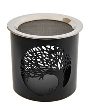 Lade das Bild in den Galerie-Viewer, Räucherstövchen aus Metall mit Sieb "Baumkraft"