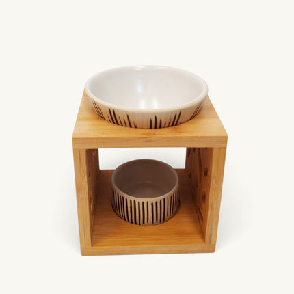 Aromalampe Bambus mit Keramikschale – Produktansicht 5